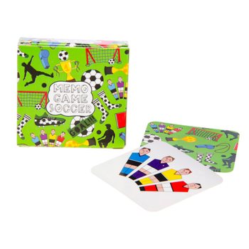 PETITS JEUX DE M&Eacute;MOIRE - MOD&Egrave;LE : FOOTBALLEURS - EN PR&Eacute;SENTOIR (60 pcs)