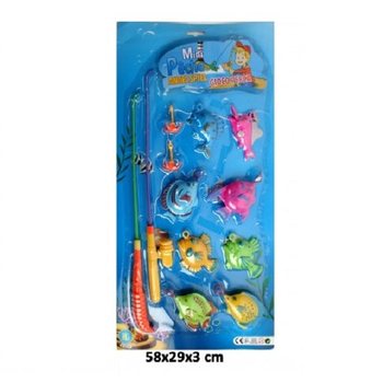 MEGA KIT DE P&Ecirc;CHE SUR CARTE (12 pcs)