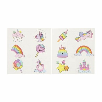 TATOUAGES FUN &ndash; MOD&Egrave;LE : LICORNE (96 pcs)
