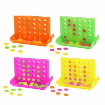 JEU DE PUISSANCE 4 EN PRÉSENTOIR - COULEURS MIXTES (52 pcs)