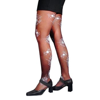 Collants avec imprim&eacute; toile d'araign&eacute;e (11 pces)