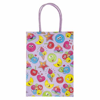 Sachets Cadeaux en Papier Smiley - 16x9x22 cm (12 pi&egrave;ces)
