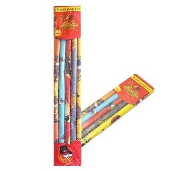 Papier Cadeau 5 Pi&egrave;ces 'De Club van Sinterklaas' (Saint-Nicolas)