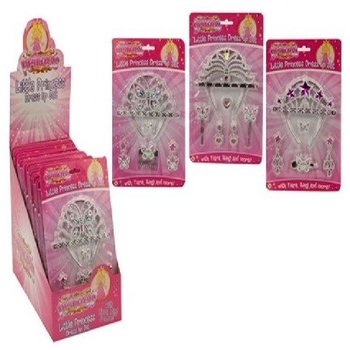 Set de Tiare de Princesse sur Carte (24 pi&egrave;ces)