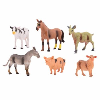 ANIMAL WORLD - COFFRET DE 6 FIGURINES D'ANIMAUX DE LA FERME (1 pc)
