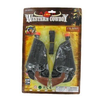 Panoplie de Cowboy sur Carte - Modèle 1 (6 pcs)