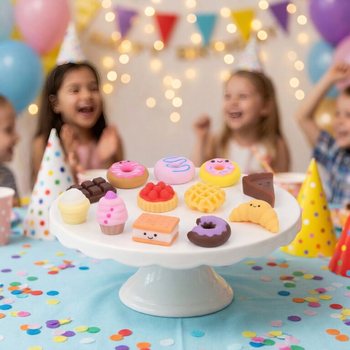 SQUISHY DESSERTS POUR POCHETTE SURPRISE - EN DISPLAY (84 pcs)