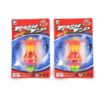 TOUPIE LUMINEUSE SUR CARTE (12 pcs)