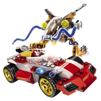 MEGA BLOKS Iron Man 2 Whiplash Showdown Coffret de Jeu - 1980