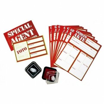 TOP SECRET &ndash; AGENT SP&Eacute;CIAL, KIT D'EMPREINTES (12 pcs)