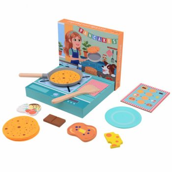 JOUECO - Set de crêpes en bois - Convient aux enfants à partir de 3 ans (1 pc)
