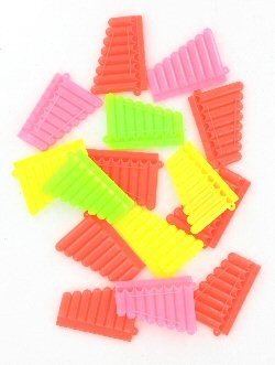 SIFFLETS EN PLASTIQUE POUR PÊCHE À LA LIGNE (98 pcs)