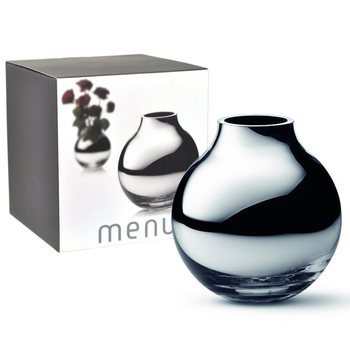 MENU Vase Rond Argenté | Vase Boule de Luxe B2B