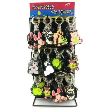 PRÉSENTOIR PORTE-CLÉS : ANIMAUX (144 pcs)