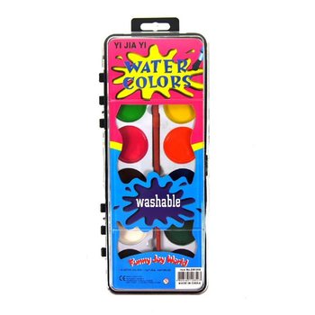 Peinture Aquarelle en Boîte (Set de 12 pcs)