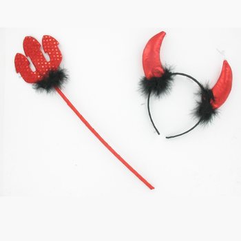 Serre-tête de diable avec bâton (12 pcs)