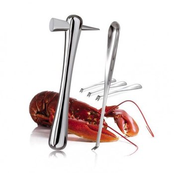 NUANCE - MARTEAU GOURMET AVEC FOURCHETTES &Agrave; CRUSTAC&Eacute;S (1 set)