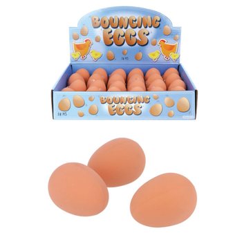 Balles Rebondissantes en Forme d'Œuf en Présentoir (24 pcs)
