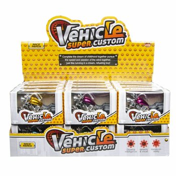 Moto Stylée en Boîte Cadeau sur Présentoir (24 pcs)