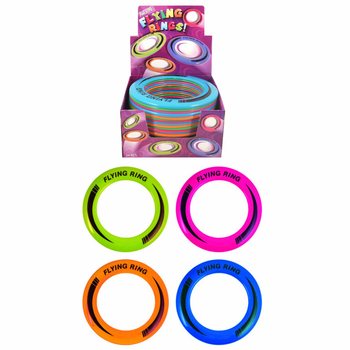 Disque Volant / Frisbee Flying Ring &Oslash; 25 cm - Pr&eacute;sentoir de 24 pcs