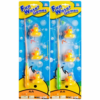 Jeu de Pêche aux Canards avec 3 Canards sur Carte (12 pcs)