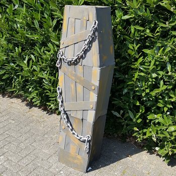 CERCUEIL DE D&Eacute;CORATION G&Eacute;ANT AVEC SON, LUMI&Egrave;RE ET MOUVEMENT - 160 CM !