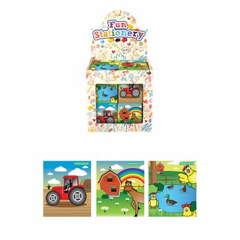 Mini-carnets de Notes Ferme en Présentoir (480 pcs)