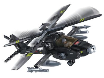 H&eacute;licopt&egrave;re de combat Sluban Apache M38-B0511 (1 pce)