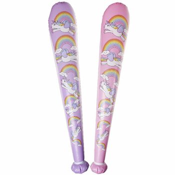 Grande Batte de Licorne Gonflable - 85cm - Mix Couleurs (12 pcs)