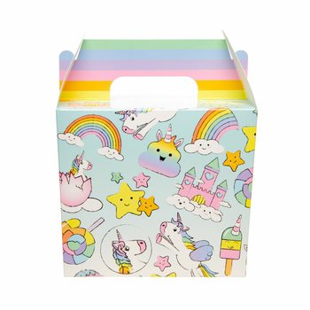 Bo&icirc;te Menu Enfant / Bo&icirc;te Cadeau Licorne 14x10x17 cm (12 pcs)