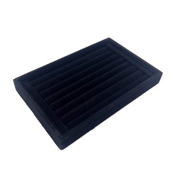 PR&Eacute;SENTOIR BAGUES VELOURS 22,5x14,5cm (1pc)