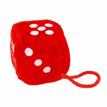 D&eacute;s en Peluche - Couleurs Mixte 4,5 x 4,5 cm (24 pi&egrave;ces)