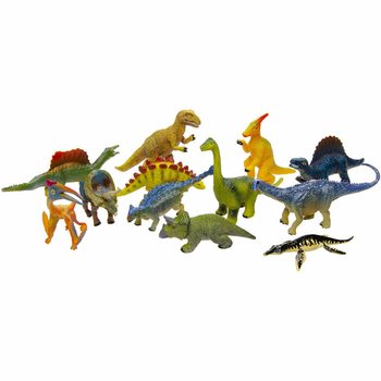 ANIMAL WORLD - MIX FIGURINES DINOSAURES (12 pcs)