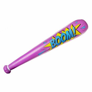 Grande Batte Gonflable 'Boom !' - 85cm - Couleurs Mixtes (12 pcs)