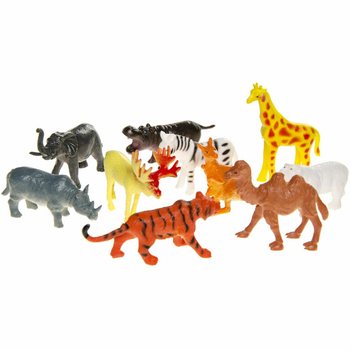 Pack de 12 Figurines Animaux Sauvages (12 pcs)
