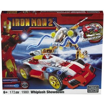 MEGA BLOKS Iron Man 2 Whiplash Showdown Coffret de Jeu - 1980