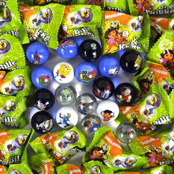 BILLES SOUS LICENCE - NICKELODEON DORA, BOB L'ÉPONGE, AVATAR (96 pces)