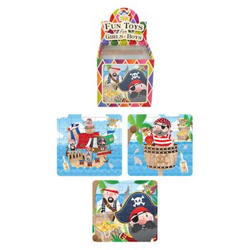 Puzzle Pirates 13 x 12 cm en Présentoir (108 pcs)