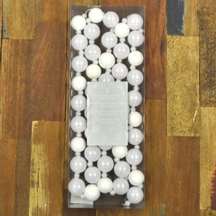 GUIRLANDE DE BOULES DE NO&Euml;L (6 pcs)