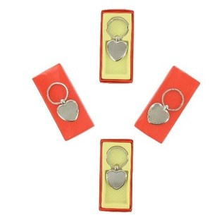 PORTE-CL&Eacute;S EN BO&Icirc;TE CADEAU - MOD&Egrave;LE COEUR (8 pcs)