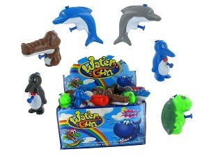 PISTOLETS &Agrave; EAU ANIMAUX EN PR&Eacute;SENTOIR (24 pcs)