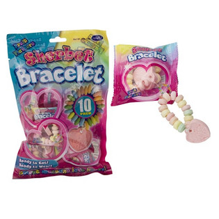 Bracelets de Bonbon - Sachet de 10 pi&egrave;ces de 12g (Lot de 12)