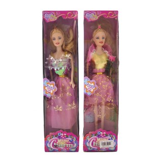 Poup&eacute;e mannequin ado avec rose (lot de 6)