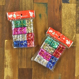 Mini Cadeaux de No&euml;l D&eacute;coratifs (Pack de 12)