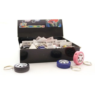 PORTE-CL&Eacute;S PNEU AVEC LAMPE (24 pcs)