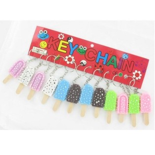 Porte-cl&eacute;s en forme d'esquimau &agrave; l'eau (12 pcs)