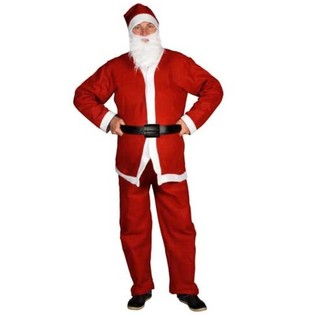 Costume de P&egrave;re No&euml;l 5 pi&egrave;ces