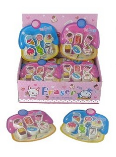 Gommes Snack Bar en Pr&eacute;sentoir (24 pcs)