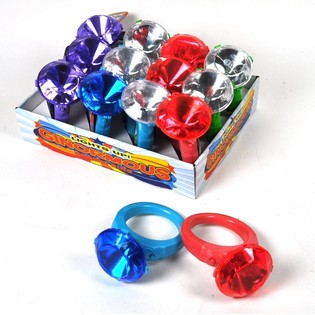 Grand Bracelet Bague Lumineux Bling Bling (12 pi&egrave;ces)