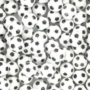 BALLE REBONDISSANTE FOOTBALL 3 CM (100 pi&egrave;ces)